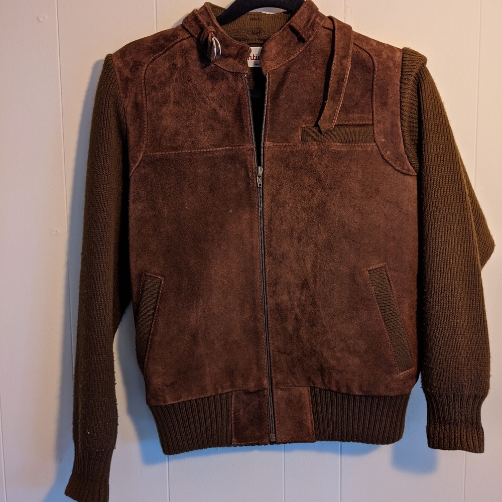 Suede Jacket brown size medium